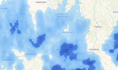 Regenradar Vorschaubild - Aktuelle Niederschläge in Sammarei und Umgebung