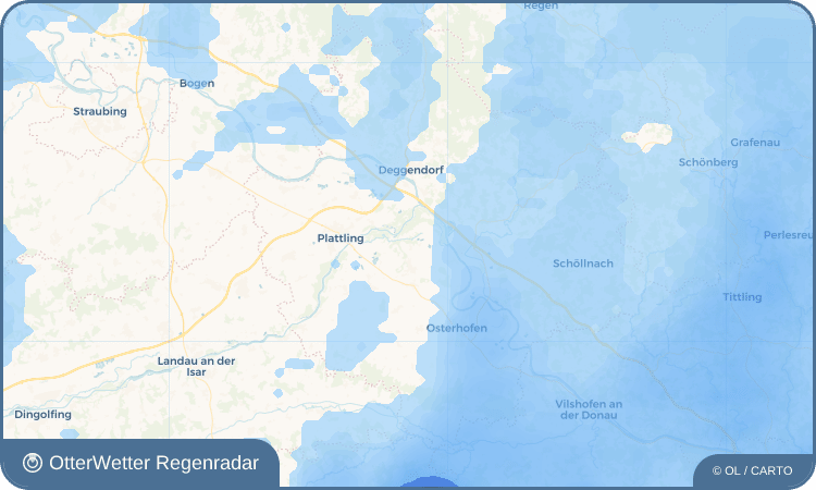 OtterWetter Regenradar-Widget Sammern