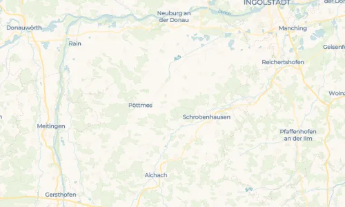 Regenradar Sandizell: aktuelle Niederschläge in Sandizell und Umgebung, Stand 19. Oktober 2026 um 23:05 Uhr
