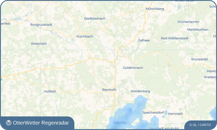 Wetter-Widget-Vorschau mit Vorhersagedaten für Sandreuth