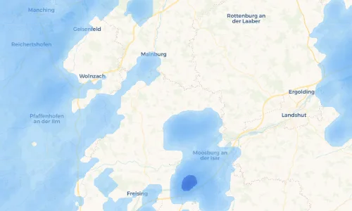 Regenradar Vorschaubild - Aktuelle Niederschläge in Sankt Alban und Umgebung