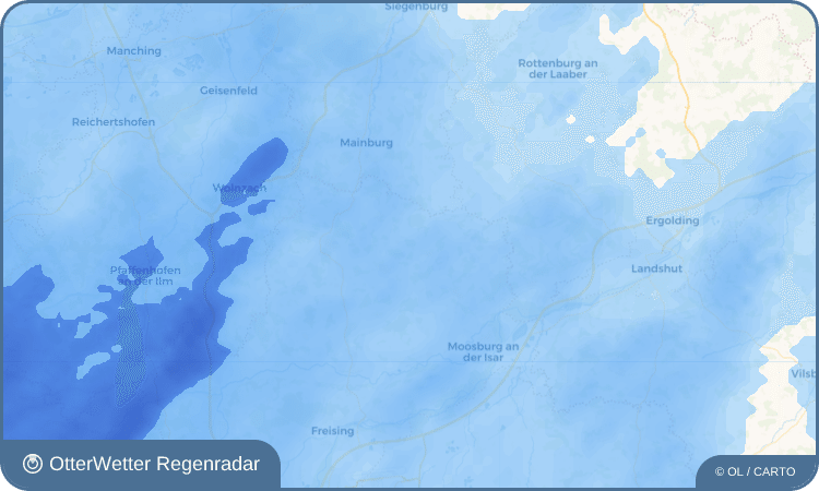OtterWetter Regenradar-Widget Sankt Alban