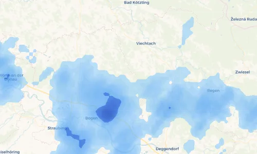 Regenradar Vorschaubild - Aktuelle Niederschläge in Sankt Englmar und Umgebung