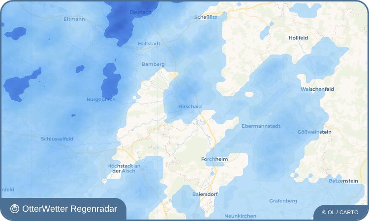 OtterWetter Regenradar-Widget Sassanfahrt