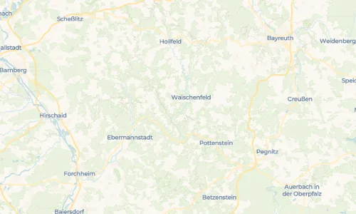 Regenradar Vorschaubild - Aktuelle Niederschläge in Saugendorf und Umgebung