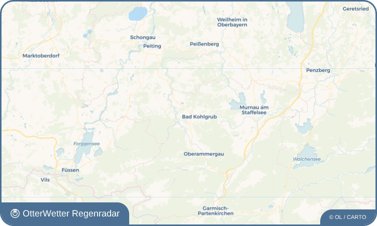 Widget-Vorschau für Saulgrub Wetter-Widget-Vorschau mit Vorhersagedaten für Saulgrub
