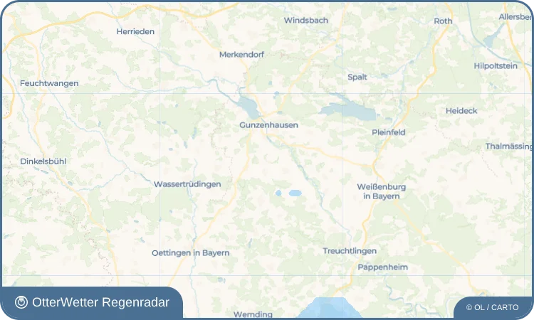 Widget-Vorschau für Sausenhofen Wetter-Widget-Vorschau mit Vorhersagedaten für Sausenhofen