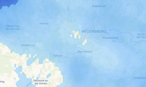 Regenradar Vorschaubild - Aktuelle Niederschläge in Saxberg und Umgebung