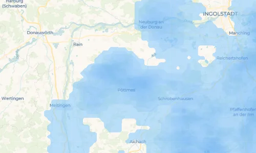 Regenradar Vorschaubild - Aktuelle Niederschläge in Schainbach und Umgebung