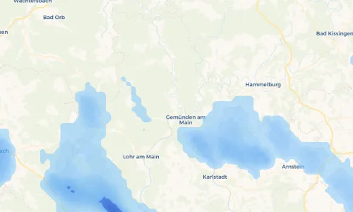 Regenradar Vorschaubild - Aktuelle Niederschläge in Schaippach und Umgebung