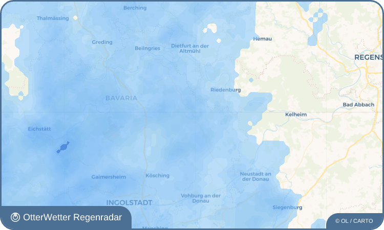 OtterWetter Regenradar-Widget Schamhaupten