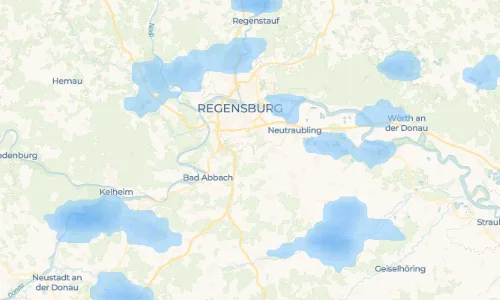 Regenradar Vorschaubild - Aktuelle Niederschläge in Scharmassing und Umgebung