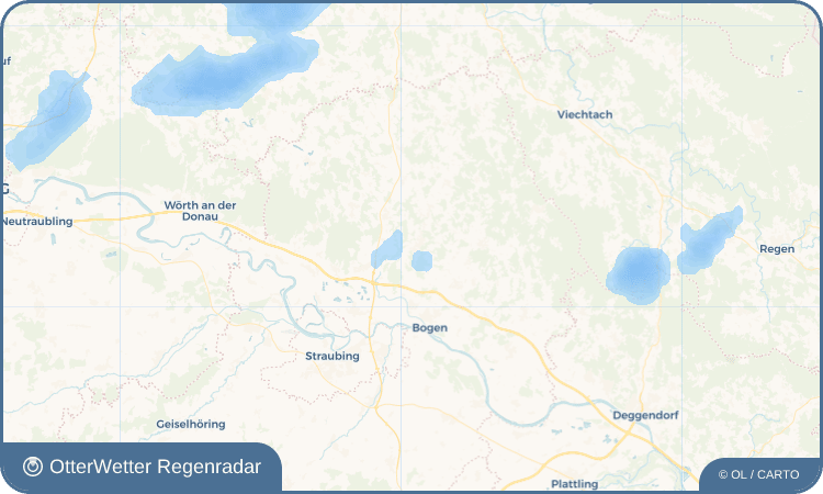 OtterWetter Regenradar-Widget Scheibelsgrub