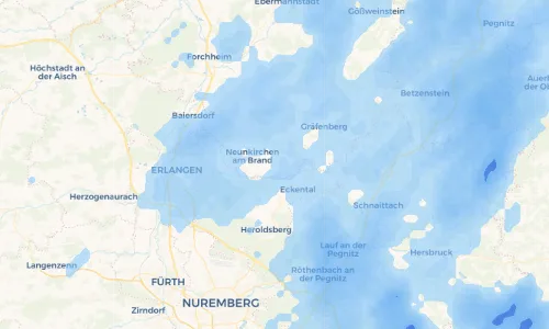 Regenradar Vorschaubild - Aktuelle Niederschläge in Schellenberg und Umgebung