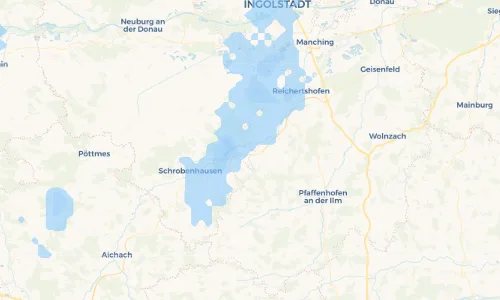 Regenradar Vorschaubild - Aktuelle Niederschläge in Schenkenau und Umgebung