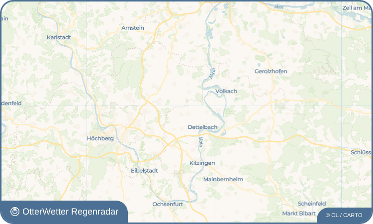 OtterWetter Regenradar-Widget Schernau