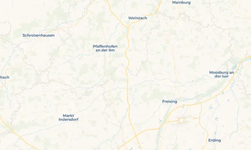 Regenradar Vorschaubild - Aktuelle Niederschläge in Schernbuch und Umgebung