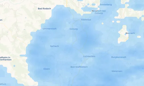 Regenradar Vorschaubild - Aktuelle Niederschläge in Scherneck und Umgebung