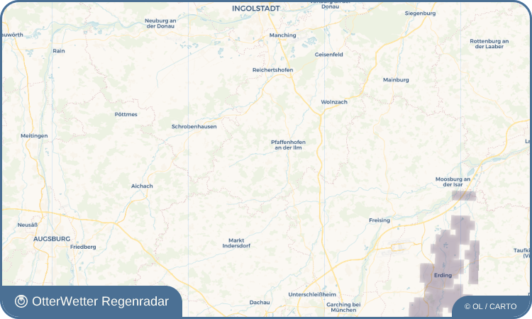 OtterWetter Regenradar-Widget Scheyern
