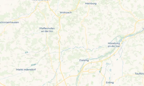 Regenradar-Vorschau: aktuelle Niederschläge in Schidlambach und Umgebung