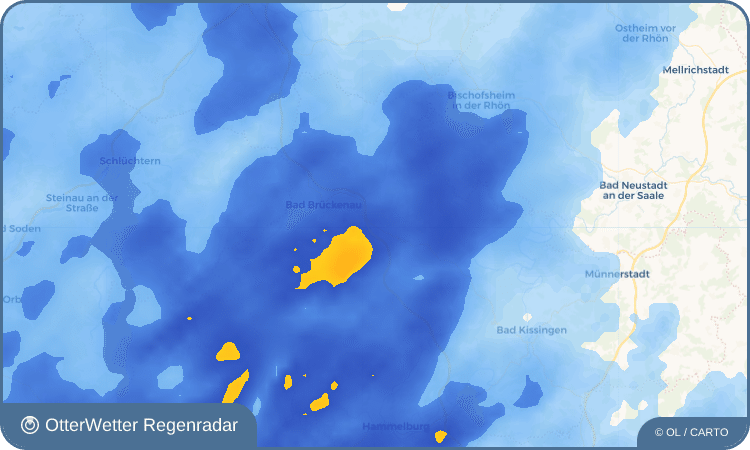 OtterWetter Regenradar-Widget Schildeck