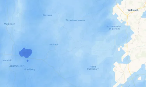 Regenradar Vorschaubild - Aktuelle Niederschläge in Schiltberg und Umgebung