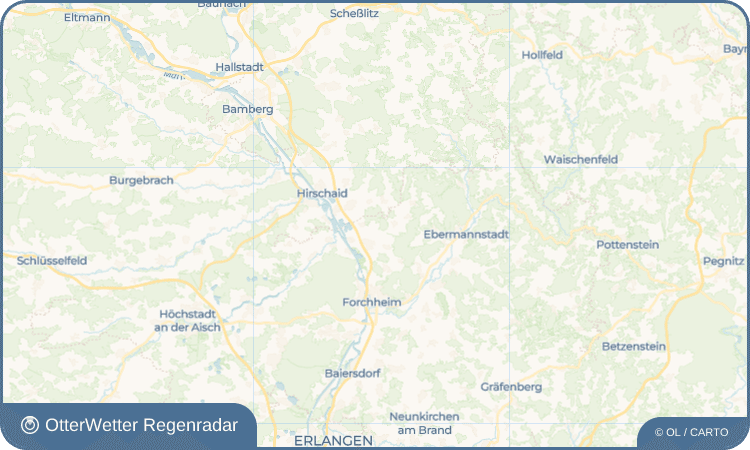 OtterWetter Regenradar-Widget Schirnaidel
