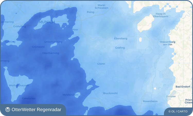 OtterWetter Regenradar-Widget Schlacht