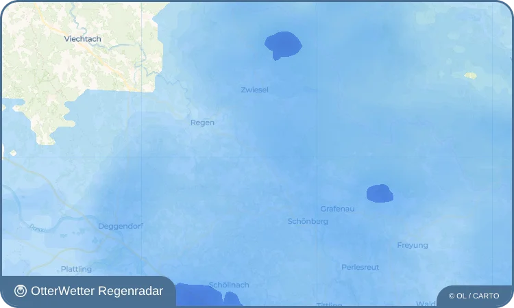 Wetter-Widget-Vorschau mit Vorhersagedaten für Schlag