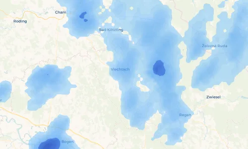 Regenradar Vorschaubild - Aktuelle Niederschläge in Schlatzendorf und Umgebung