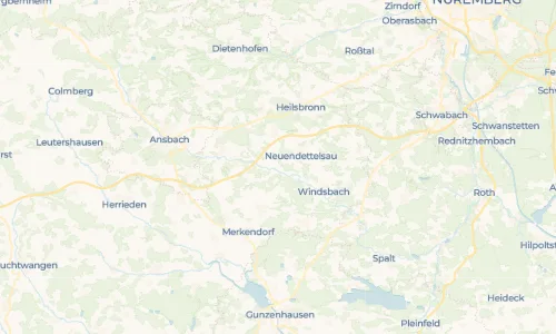 Regenradar-Vorschau: aktuelle Niederschläge in Schlauersbach und Umgebung