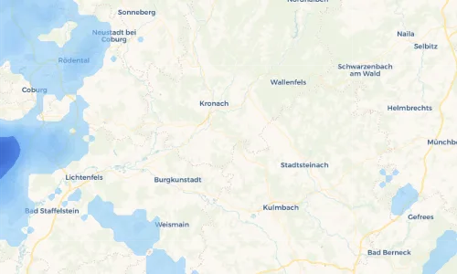 Regenradar Vorschaubild - Aktuelle Niederschläge in Schleyreuth und Umgebung