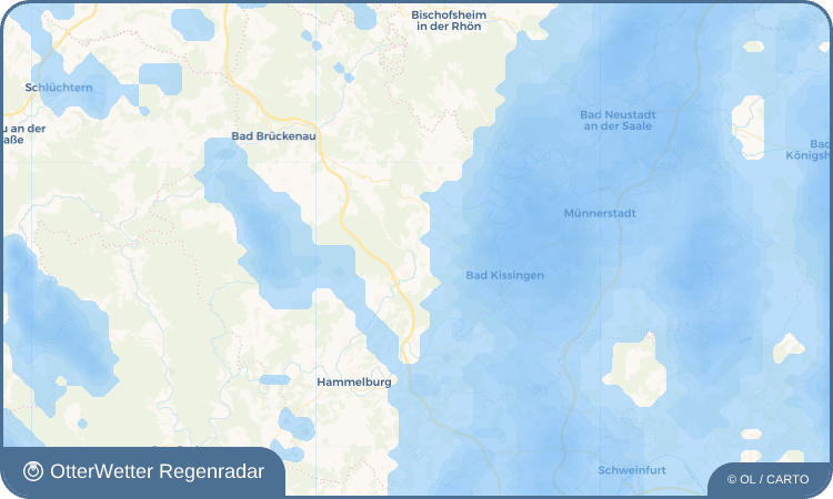 OtterWetter Regenradar-Widget Schlimpfhof