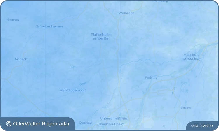 Widget-Vorschau für Schlipps Wetter-Widget-Vorschau mit Vorhersagedaten für Schlipps