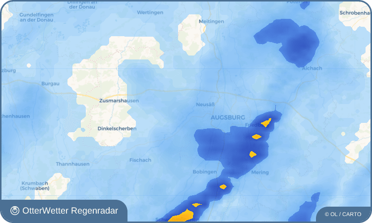 OtterWetter Regenradar-Widget Schlipsheim