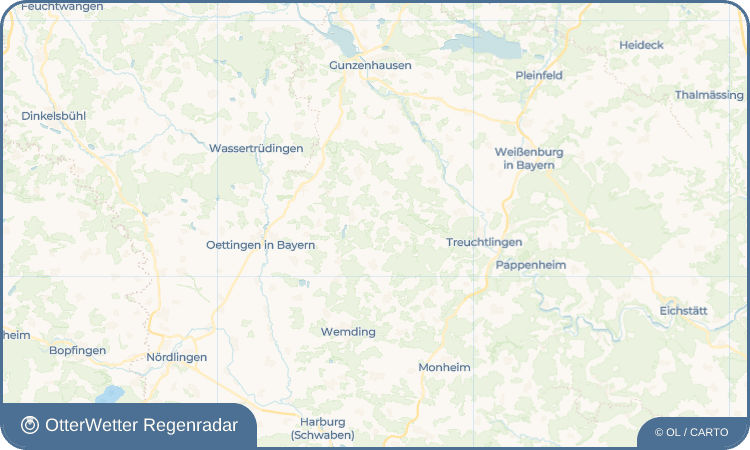 OtterWetter Regenradar-Widget Schlittenhart