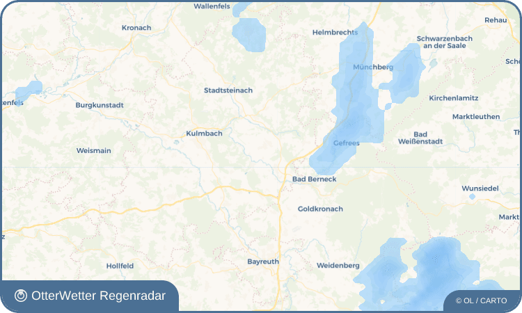 OtterWetter Regenradar-Widget Schlömen