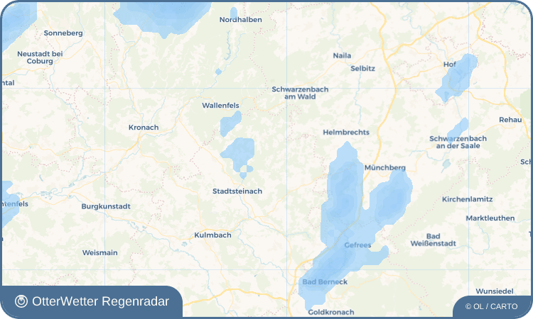 OtterWetter Regenradar-Widget Schlopp