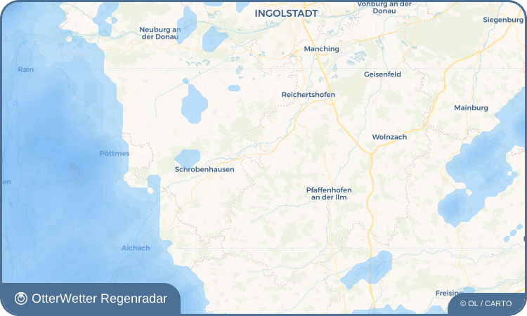 OtterWetter Regenradar-Widget Schlott