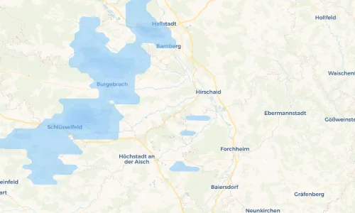 Regenradar-Vorschau: aktuelle Niederschläge in Schlüsselau und Umgebung