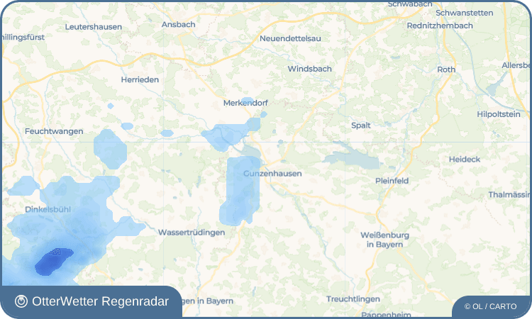 OtterWetter Regenradar-Widget Schlungenhof