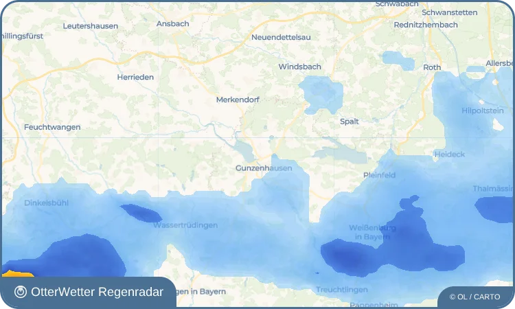 Wetter-Widget-Vorschau mit Vorhersagedaten für Schlungenhof