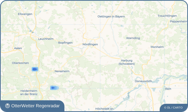 OtterWetter Regenradar-Widget Schmähingen