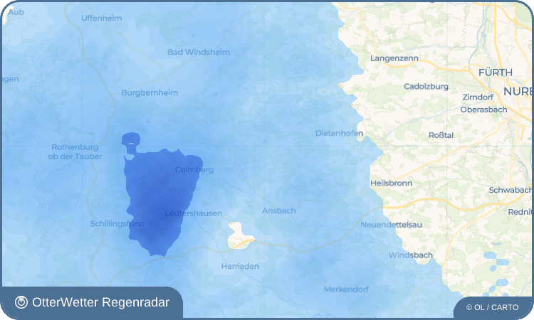 OtterWetter Regenradar-Widget Schmalach