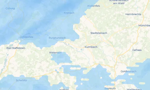 Regenradar Schmeilsdorf: aktuelle Niederschläge in Schmeilsdorf und Umgebung, Stand 19. Oktober 2026 um 23:55 Uhr