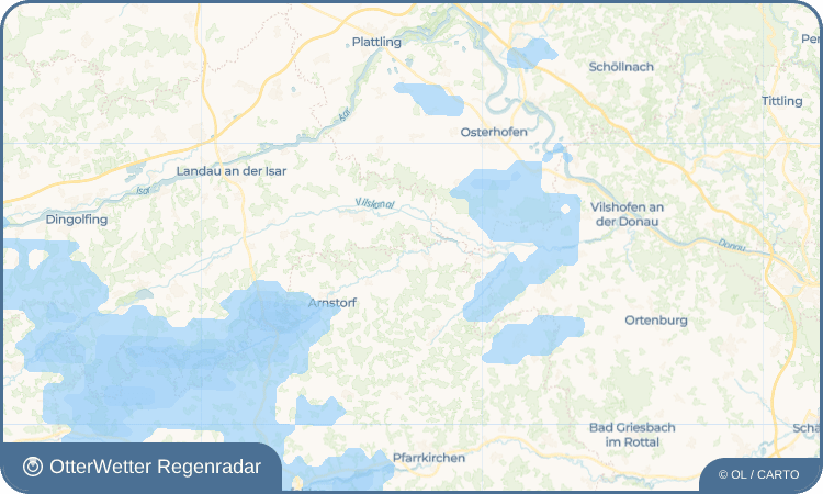OtterWetter Regenradar-Widget Schmiedorf