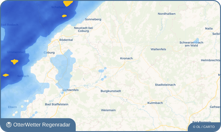 OtterWetter Regenradar-Widget Schmölz