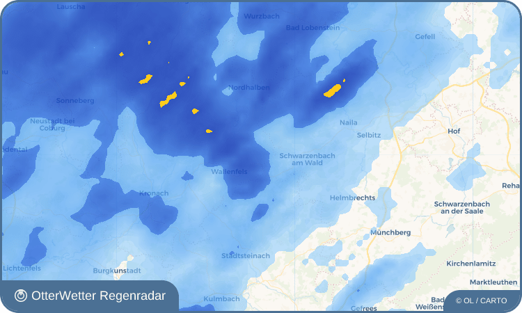 OtterWetter Regenradar-Widget Schnaid (vordere)