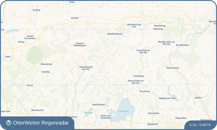 OtterWetter Regenradar-Widget Schnaitsee