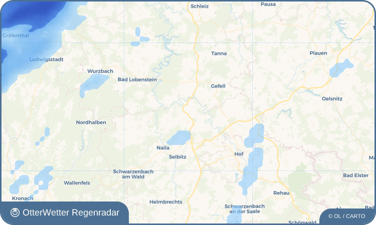 OtterWetter Regenradar-Widget Schnarchenreuth